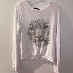 Wildfox Snow Leopard Sweater